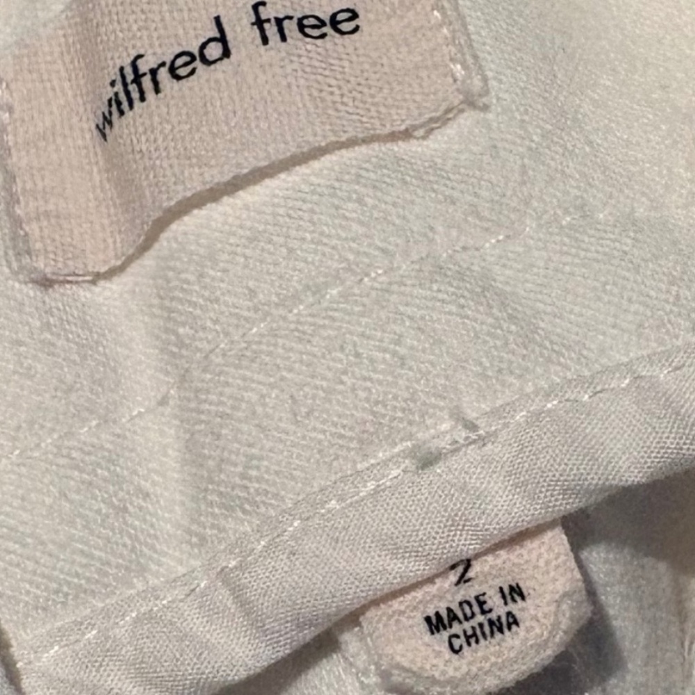 Aritzia Wilfred Free White Pants - Picture 13 of 13
